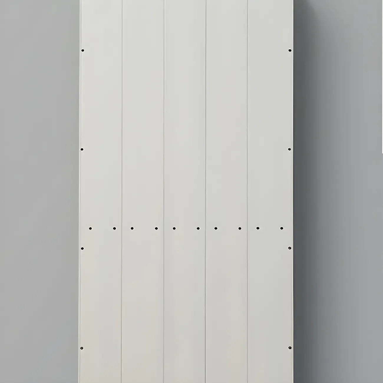 Classic Simple White Rectangular Wood Bookcase