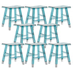 Vibrant Colors Acrylic Chic Coffee Chair Stackable Bar Stool