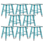 Vibrant Colors Acrylic Chic Coffee Chair Stackable Bar Stool
