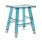Vibrant Colors Acrylic Chic Coffee Chair Stackable Bar Stool