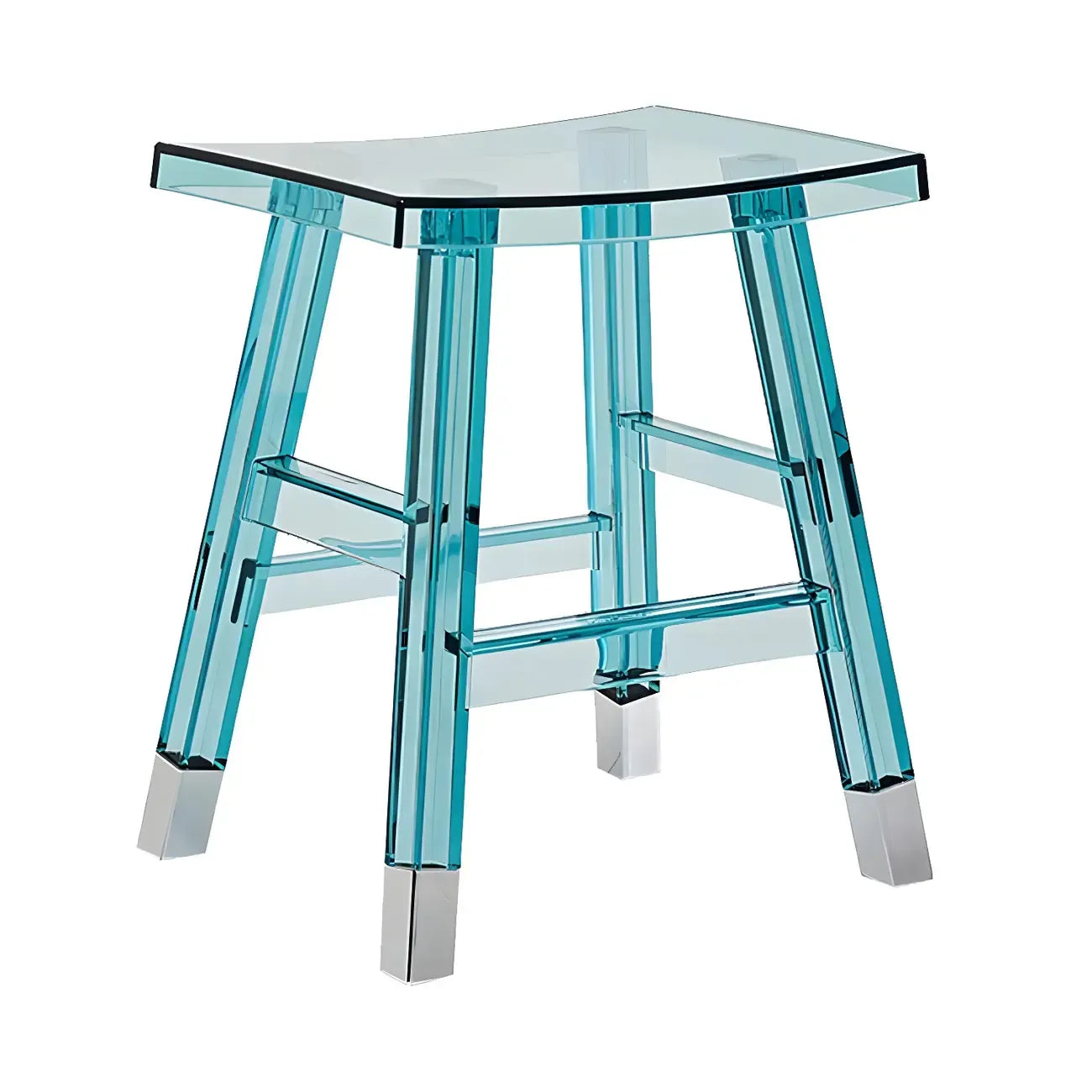 Vibrant Colors Acrylic Chic Coffee Chair Stackable Bar Stool