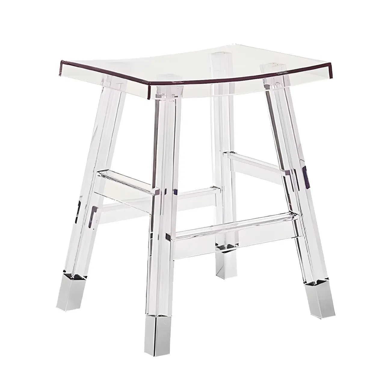 Vibrant Colors Acrylic Chic Coffee Chair Stackable Bar Stool