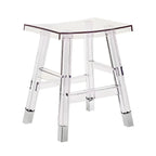 Vibrant Colors Acrylic Chic Coffee Chair Stackable Bar Stool