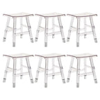 Vibrant Colors Acrylic Chic Coffee Chair Stackable Bar Stool