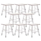 Vibrant Colors Acrylic Chic Coffee Chair Stackable Bar Stool