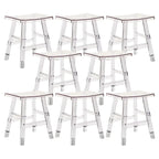 Vibrant Colors Acrylic Chic Coffee Chair Stackable Bar Stool