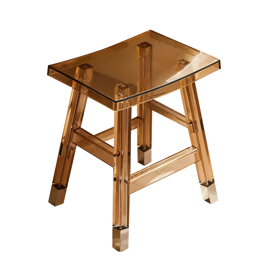 Vibrant Colors Acrylic Chic Coffee Chair Stackable Bar Stool