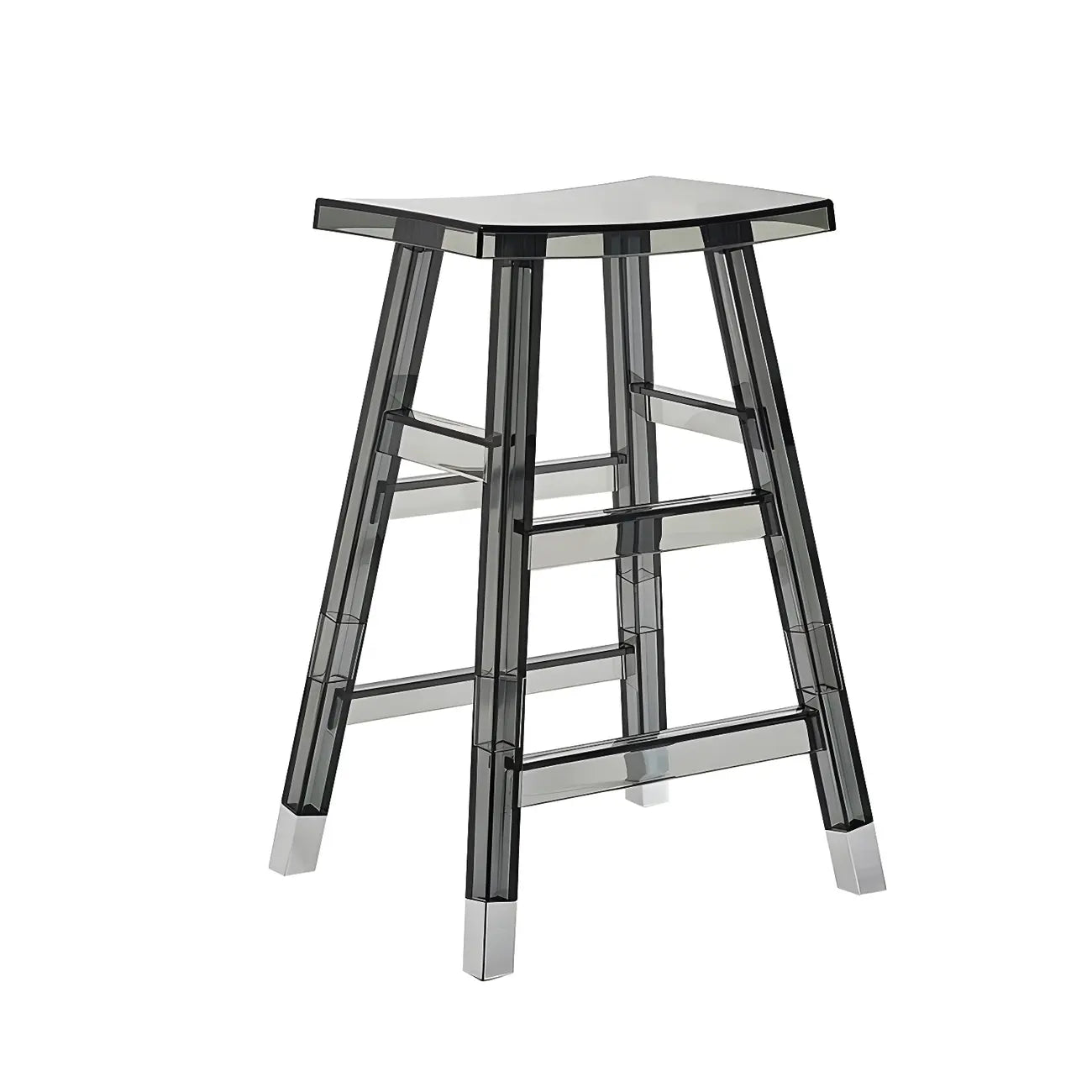 Vibrant Colors Acrylic Chic Coffee Chair Stackable Bar Stool