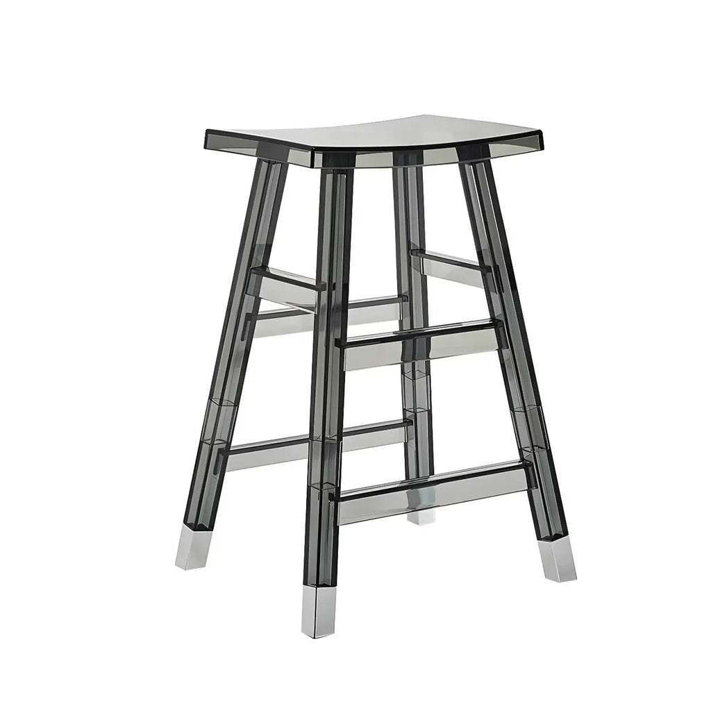 Vibrant Colors Acrylic Chic Coffee Chair Stackable Bar Stool