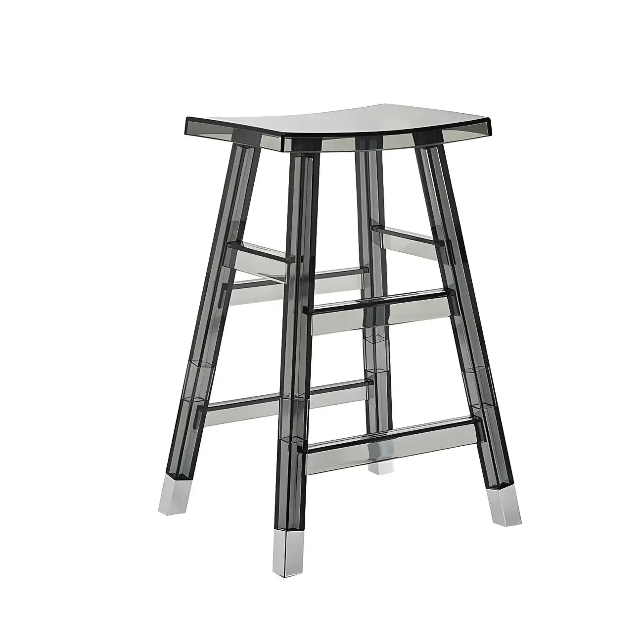 Vibrant Colors Acrylic Chic Coffee Chair Stackable Bar Stool