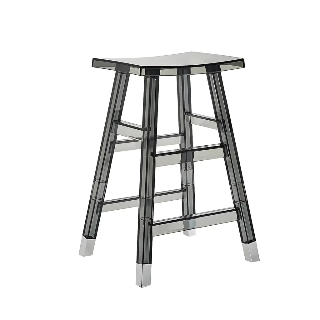 Vibrant Colors Acrylic Chic Coffee Chair Stackable Bar Stool