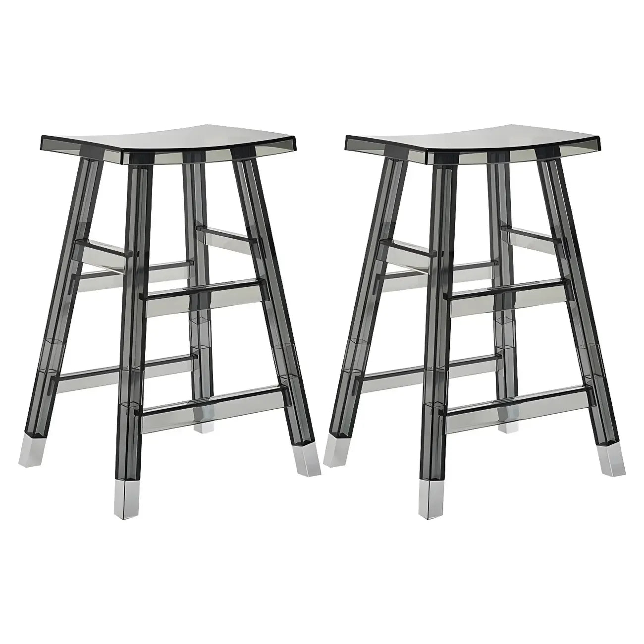 Vibrant Colors Acrylic Chic Coffee Chair Stackable Bar Stool