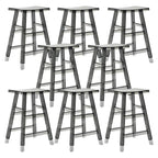 Vibrant Colors Acrylic Chic Coffee Chair Stackable Bar Stool