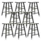Vibrant Colors Acrylic Chic Coffee Chair Stackable Bar Stool