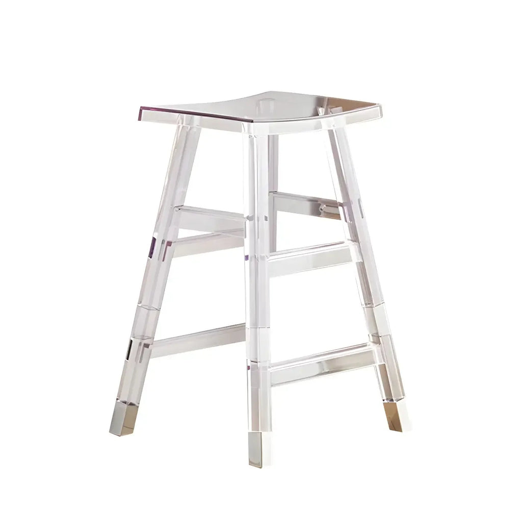 Vibrant Colors Acrylic Chic Coffee Chair Stackable Bar Stool