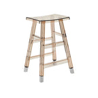 Vibrant Colors Acrylic Chic Coffee Chair Stackable Bar Stool