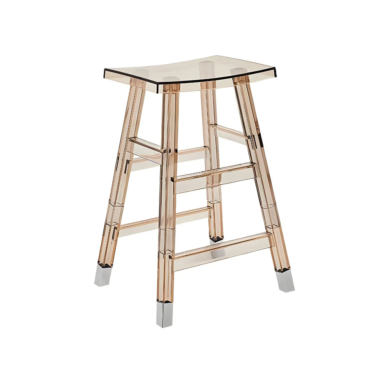 Vibrant Colors Acrylic Chic Coffee Chair Stackable Bar Stool