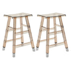 Vibrant Colors Acrylic Chic Coffee Chair Stackable Bar Stool