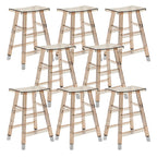 Vibrant Colors Acrylic Chic Coffee Chair Stackable Bar Stool