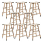 Vibrant Colors Acrylic Chic Coffee Chair Stackable Bar Stool
