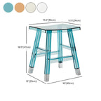 Vibrant Colors Acrylic Chic Coffee Chair Stackable Bar Stool