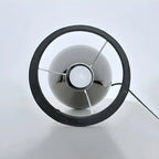 Elegant Black Fabric LED Touch Table Lamp for Bedroom