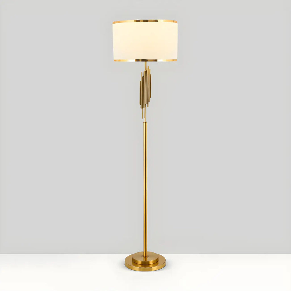 Contemporary Gold Standing Floor Lamp for Living Room