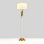 Contemporary Gold Standing Floor Lamp for Living Room