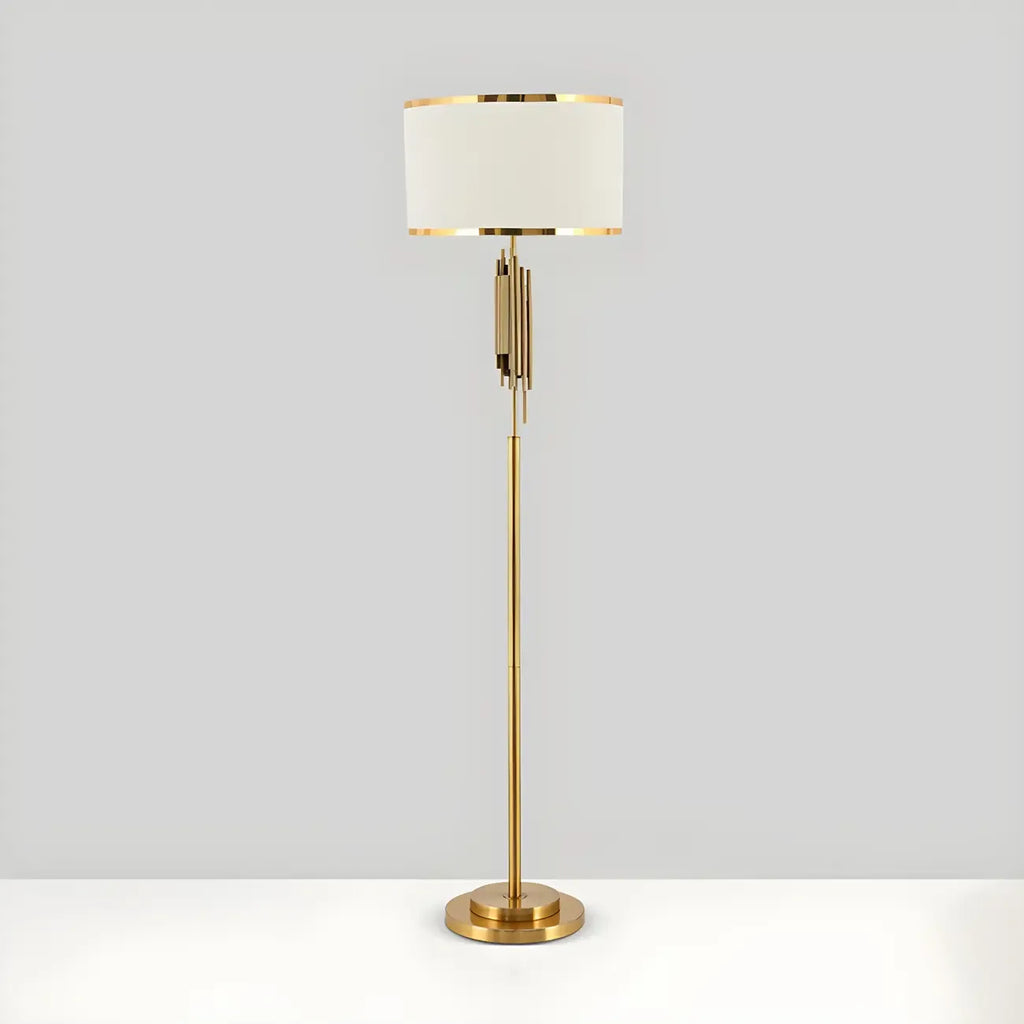 Contemporary Gold Standing Floor Lamp for Living Room