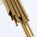 Contemporary Gold Standing Floor Lamp for Living Room