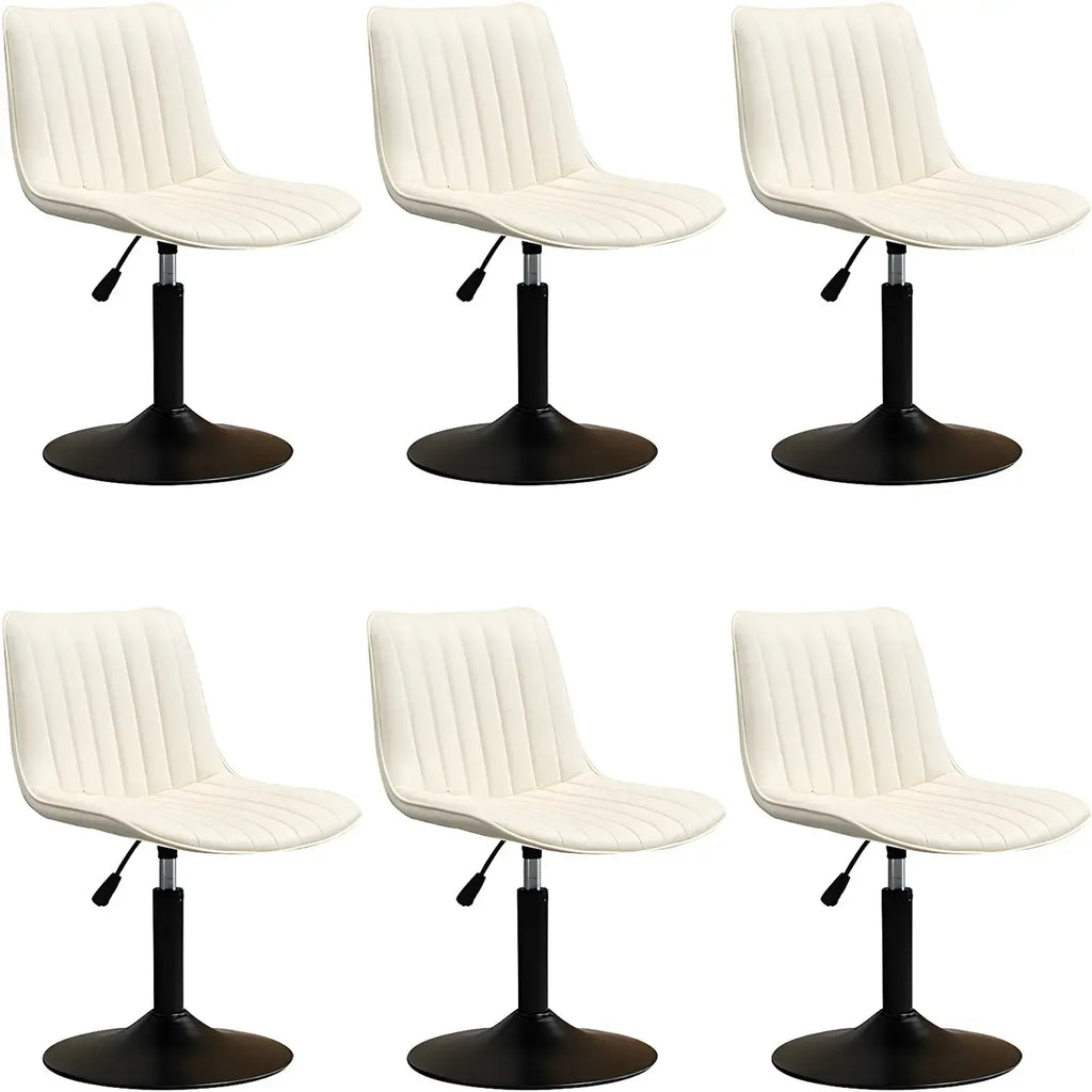 Adjustable Swivel Leather Bucket Bar Stools With Backs For Home Bar
