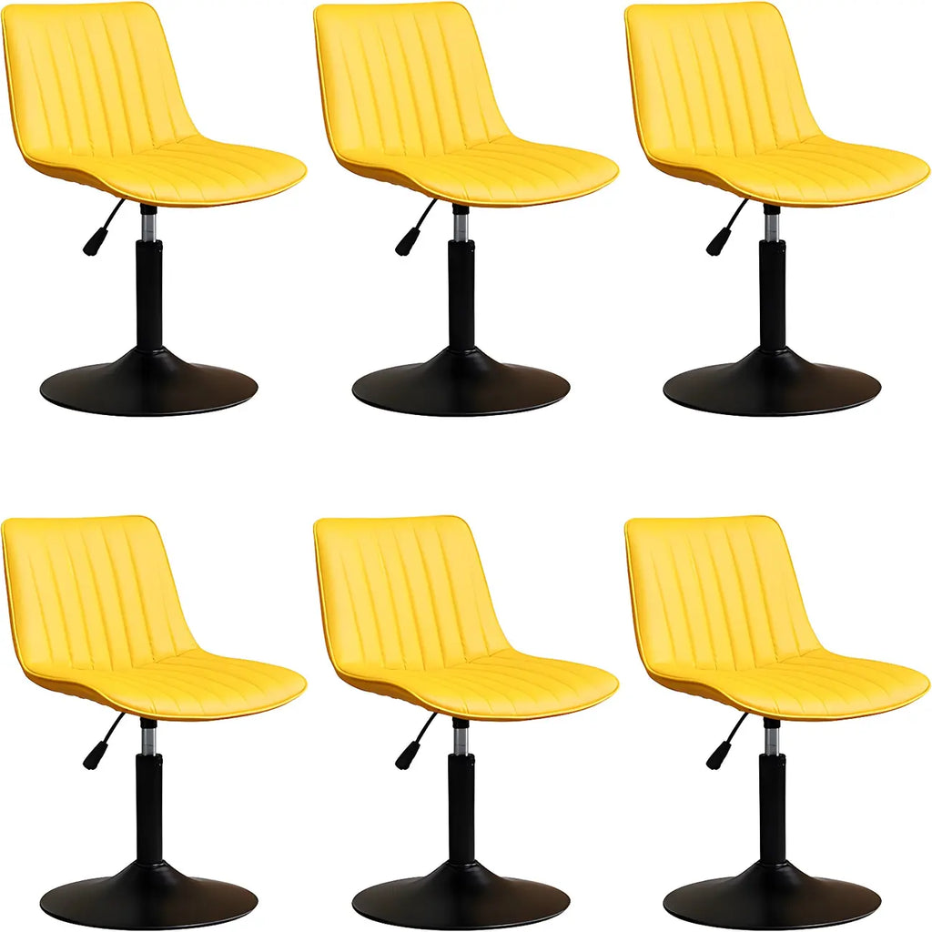 Adjustable Swivel Leather Bucket Bar Stools With Backs For Home Bar