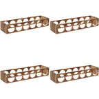 Natural Wooden Stackable Wine Rack Tabletop Wine Holder