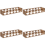 Natural Wooden Stackable Wine Rack Tabletop Wine Holder