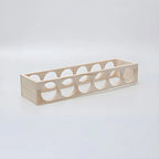 Natural Wooden Stackable Wine Rack Tabletop Wine Holder