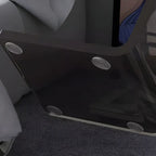 Versatile Acrylic Side Table C-Shaped