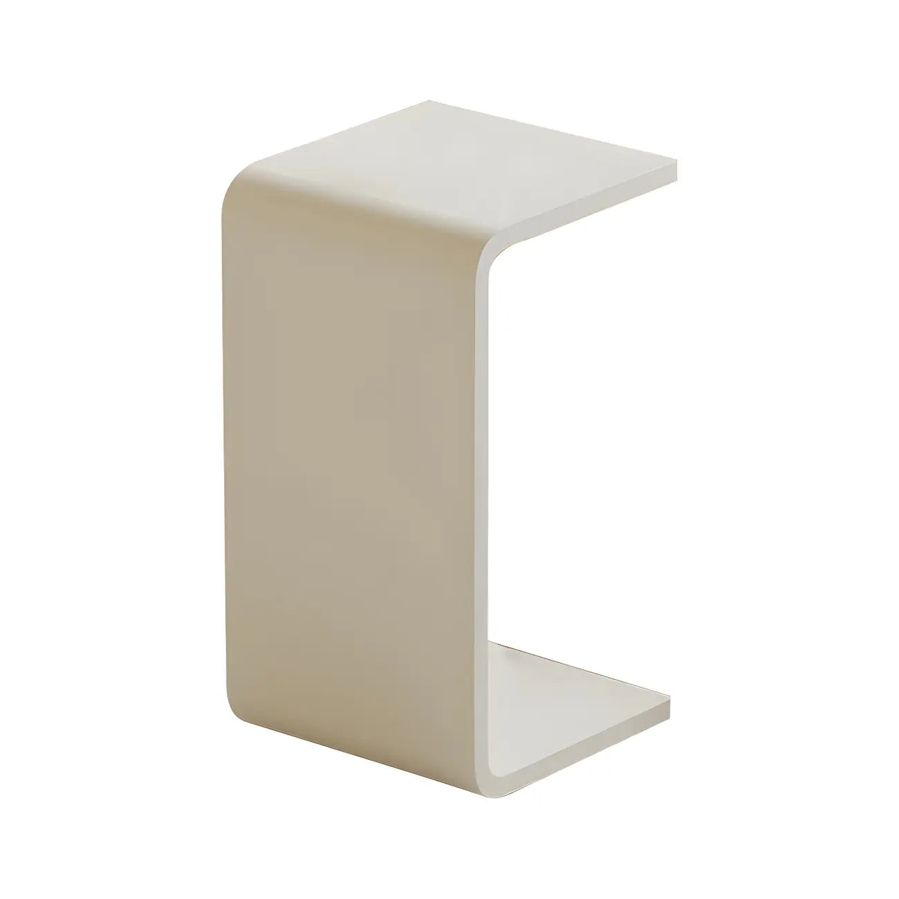 Versatile Acrylic Side Table C-Shaped