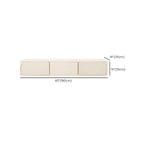 79 White Modern Wood Cable Management TV Stand with Legs