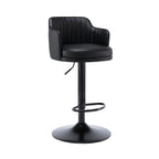 Modern Leather Armrests Swivel Adjustable Bar Stool
