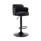 Modern Leather Armrests Swivel Adjustable Bar Stool