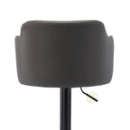 Modern Leather Armrests Swivel Adjustable Bar Stool