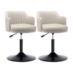 Modern Leather Armrests Swivel Adjustable Bar Stool