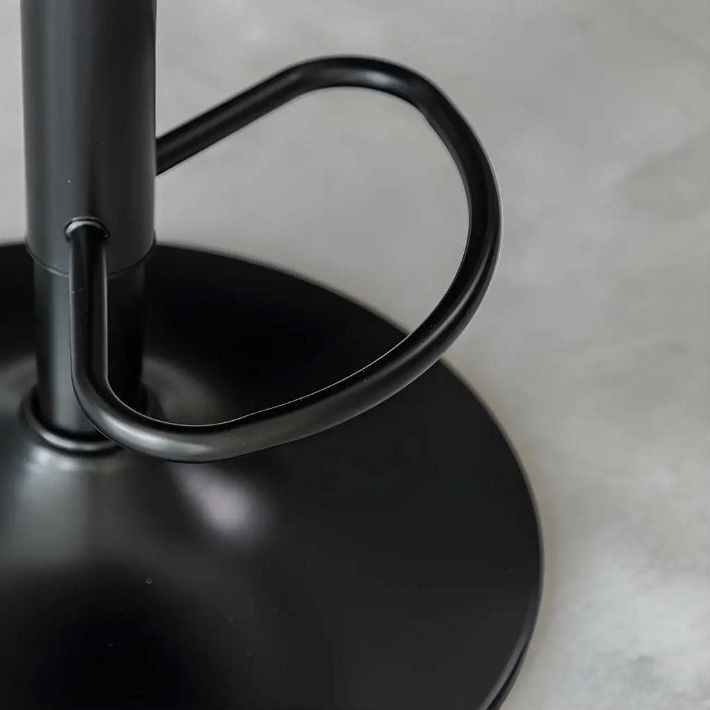 Modern Faux Leather Adjustable Swivel Bar Stools