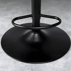 Modern Adjustable Leather Swivel Bar Stools with Backs