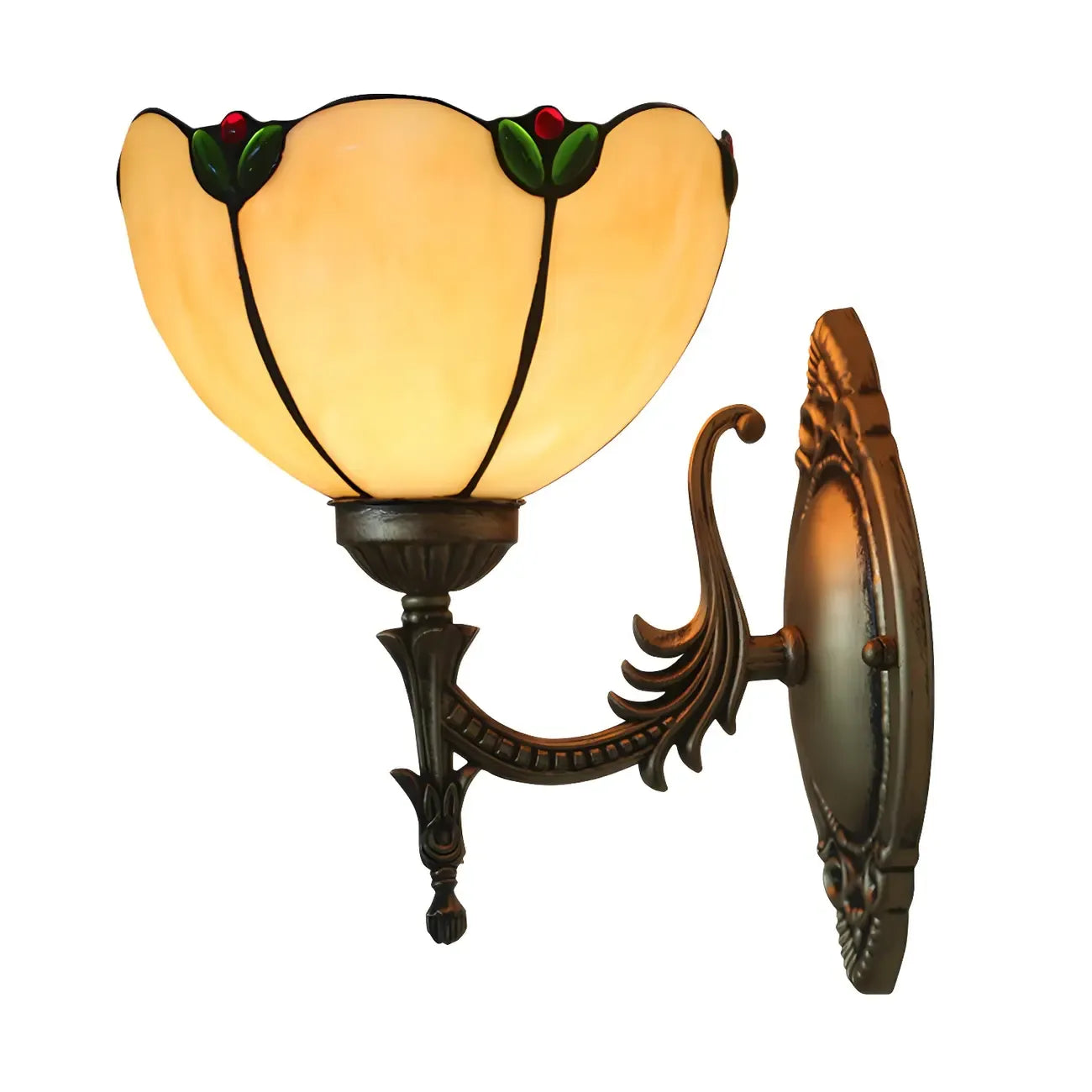 5 to 9 Inch Vintage Bronze Wall Lamp for Bedroom Lighting