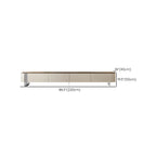 71 White Modern Wood Long TV Stand with 4-Drawers Storage