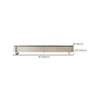 71 White Modern Wood Long TV Stand with 4-Drawers Storage