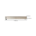 71 White Modern Wood Long TV Stand with 4-Drawers Storage