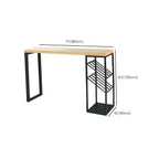 Modern Natural Pine Wood Wine Rack Bar Tables