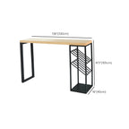 Modern Natural Pine Wood Wine Rack Bar Tables